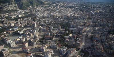 Hatay'da yıkımın boyutu ve yürütülen çalışmalar havadan görüntülendi