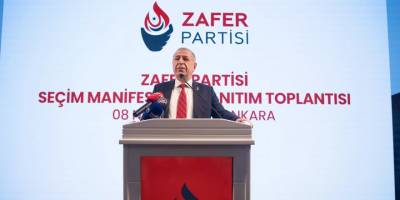 Zafer Partisi seçim manifestosunu açıkladı