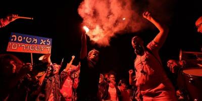 Tel Aviv'de Netanyahu karşıtı gösteriler devam etti