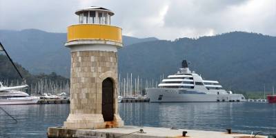 Rus milyarder Abramoviç'in yatı "My Solaris" Marmaris'te