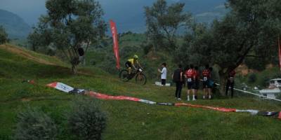 Aydın'da dağ bisikleti yarışları düzenlendi