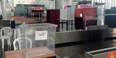 İstanbul Havalimanı'nda seçim sandıkları kuruldu