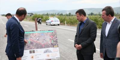 AK Parti'li Dağ, Bergama Çevre Yolu'nda incelemede bulundu