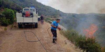 KKTC'nin Yeşilırmak köyünde çıkan yangın kontrol altına alındı