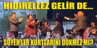 Soyer çiftinin Hıdırellez coşkusu!