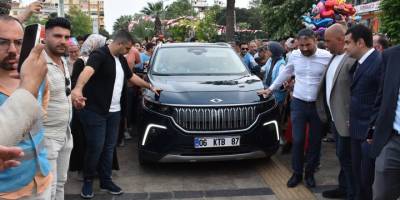 Yerli otomobil Togg Aydın'da tanıtıldı