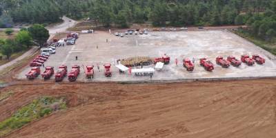 Marmaris'te orman yangını tatbikatı yapıldı