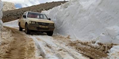 Antalya'da mayısta karla mücadele
