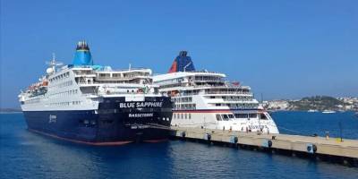 Kruvaziyer "Europa" ile Bodrum'a 343 turist geldi