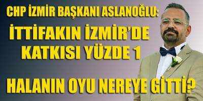 Davutoğlu'nun halası oyunu nereye gitti? İzmir il başkanı Aslanoğlu: İttifakın katkısı yüzde 1