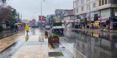 Düzce’ye 26 saatte 140 kilogram yağış düştü