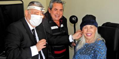 Semiha Yankı ve Salih Güney sağlık muayenesinde