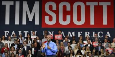 ABD'de tek siyahi Cumhuriyetçi Senatör Tim Scott 2024 başkanlık seçimlerine aday