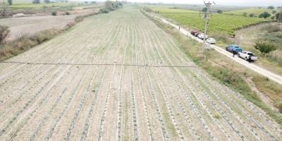 Kuruyan Marmara Gölü'nde arazi işgaline jandarma müdahalesi