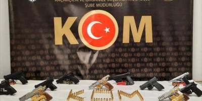 Kütahya'da ruhsatsız silah kaçakçılığı operasyonunda 7 şüpheli yakalandı