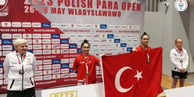 Milli para masa tenisçi Ebru Acer, Polonya'da altın madalya kazandı