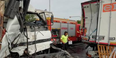 Denizli'de yaralı köpeğe yardım etmek isteyen kişi tırın çarpması sonucu öldü