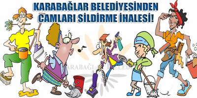 Karabağlar belediyesi binalarının camları 31 Aralık'a kadar silinecek: 2 Milyon...