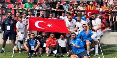 Ampute Futbol Milli Takımı, Uluslar A Ligi'nde ikinci maçında İspanya'yı 4-0 yendi