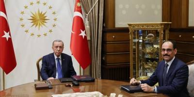 Cumhurbaşkanı Erdoğan, MİT Başkanı Kalın'ı kabul etti