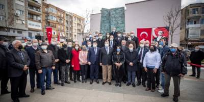 Mübadele anıtı açıldı