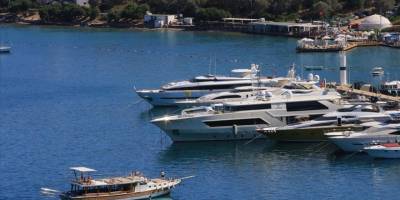 Bodrum'da koylar milyon dolarlık yatları ağırlıyor