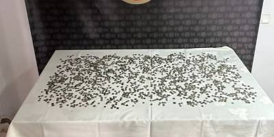 Hatay'da 2 bin sikke ele geçirildi