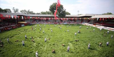 662. Tarihi Kırkpınar Yağlı Güreşleri, Edirne'de başladı