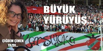 ŞANLI KARŞIYAKA TARAFTARINDAN BÜYÜK YÜRÜYÜŞ