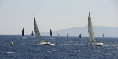 Cumhurbaşkanlığı 4. Uluslararası Yat Yarışı'nın ilk etabı Bodrum'da başladı