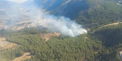 İzmir Kınık'ta çıkan orman yangını kontrol altına alındı