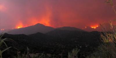 GKRY, Limasol'daki orman yangınıyla mücadele için bölge ülkelerinden yardım istedi