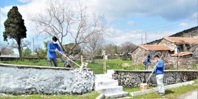 Aliağa Belediyesi bakım ve onarım ekipleri Bahçedere Mahallesi’nde