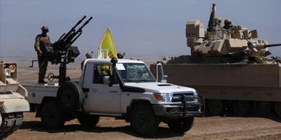 ABD ordusu ile PKK/YPG'li teröristler Kamışlı'da tatbikat yaptı