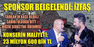 9 Eylül İzmir'in 100. Kurtuluş Yıldönümü Kutlamaları Tarkan Konserinin kaşe bedeli Tarkan'ın HİTT şirketine ödenmiş!