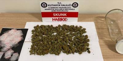 Kütahya'da uyuşturucu operasyonunda 4 zanlı tutuklandı