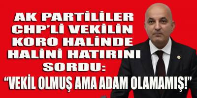 Vekil olmuş ama adam olamamış!