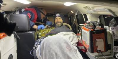 Mersin'de mağarada rahatsızlanan ABD'li dağcı tahliye edildi