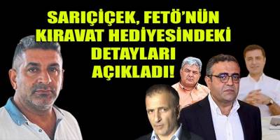 Sarıçiçek'ten şok açıklama: FETÖ'nün Demirtaş'a kravat hediyesi işini Sezgin Tanrıkulu ayarladı!