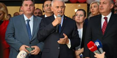 AK Parti Genel Başkanvekili Yıldırım, İzmir'de incelemelerde bulundu