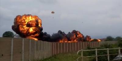 İtalya Hava Kuvvetlerinin akrobasi timi "Frecce Tricolori"ne ait uçak düştü