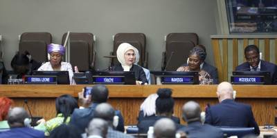 Emine Erdoğan, New York'ta çocuğa yönelik şiddetin engellenmesi için güç birliği çağrısı yaptı