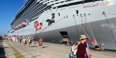 "Resilient Lady" kruvaziyeriyle Bodrum'a 2300 turist geldi