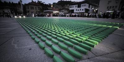 Bosna Hersek'teki Srebrenitsa Anıt Merkezi'nin açılışının 20'nci yılında tören düzenlendi