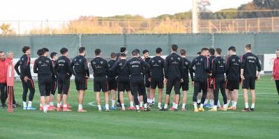 Ümit Milli Futbol Takım, Sırbistan maçının hazırlıklarına devam etti