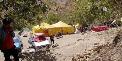 Fas'ta çadırlarda yaşayan depremzedeler kış için endişeli