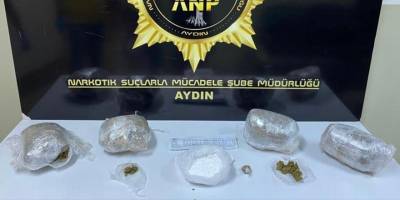 Aydın'da araçlarında uyuşturucu bulunduran 4 şüpheli tutuklandı