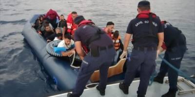 Muğla açıklarında 24 düzensiz göçmen kurtarıldı