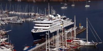 Fethiye'ye " SH Diana" kruvaziyeriyle 63 turist geldi