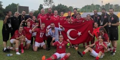 İşitme Engelliler Kadın Milli Futbol Takım dünya ikincisi oldu